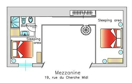 아파트 Unit 010 Cherche Midi 19 파리